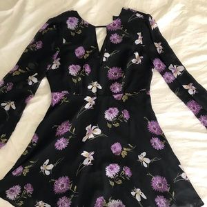 Floral cocktail dress